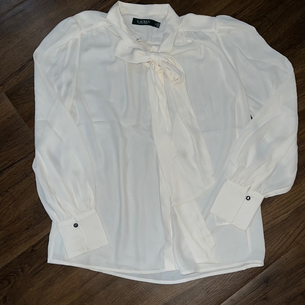 Lauren Ralph Lauren Cream Blouse